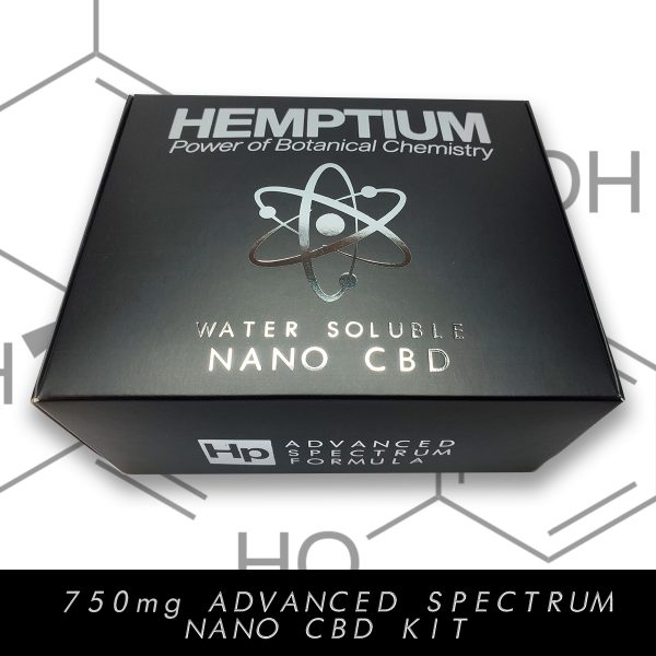 hemptium water soluble 750 mg nano cbd therapeutic kit