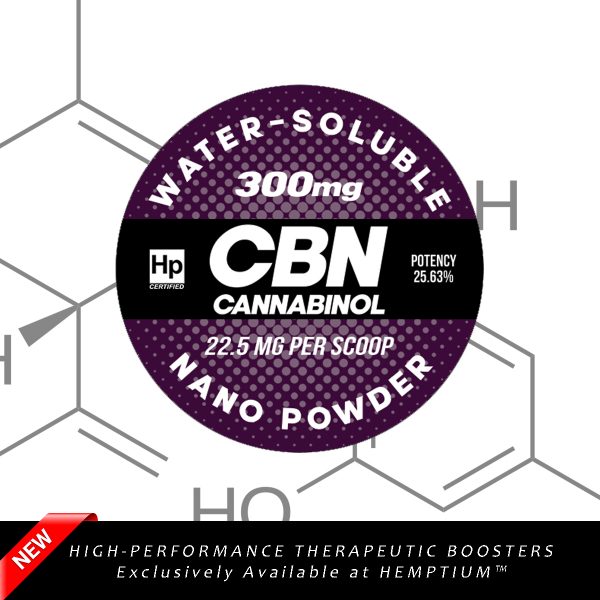 water soluble nano cbn powder hemptium