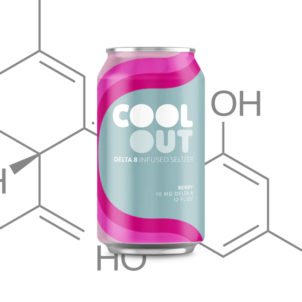 COOL OUT™ 10MG NANO D8 PURE & NATURAL SELTZER - FAST ACTING!