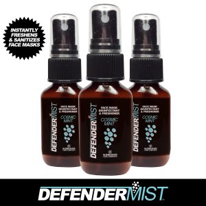 defender mist face mask freshener and sanitizer